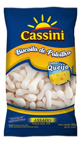 Biscoito Polvilho de Queijo Cassini 100g