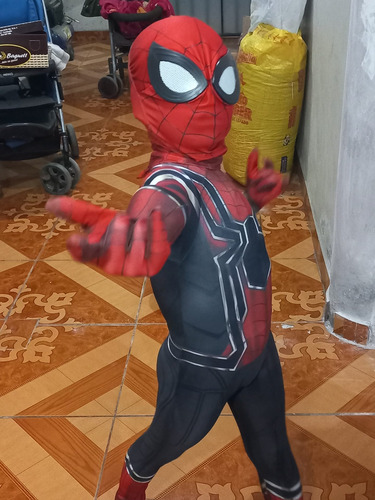 Imagen 5 de 5 de Disfraz Hombre Araña Spiderman Niño Importado Lejos De Casa
