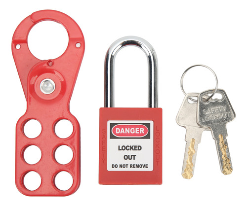 Kit Lockout Hasp, Etiquetado Con Candado De Seguridad, Logot