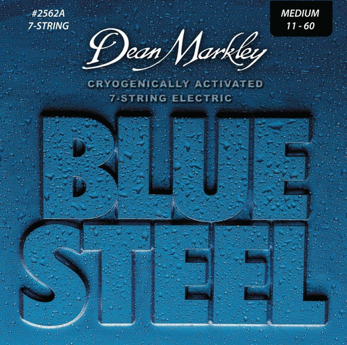 Encordado Guit Eléct 7 Cuerdas Dean Markley Blue Steel 11-60