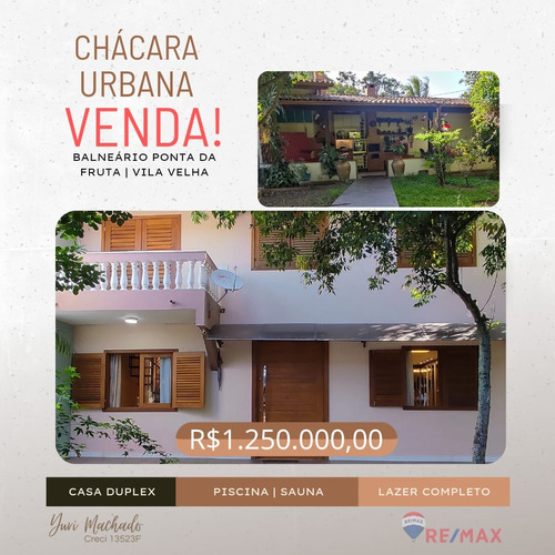 Chácara Urbana - Porteira Fechada - Vila Velha Es