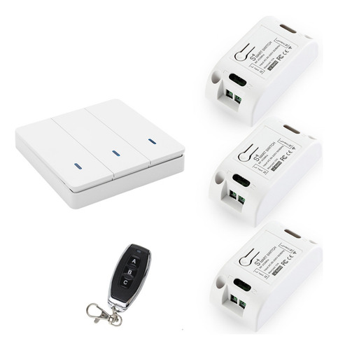 Interruptor De Luz Inteligente Inalámbrico Rf 433mhz Control