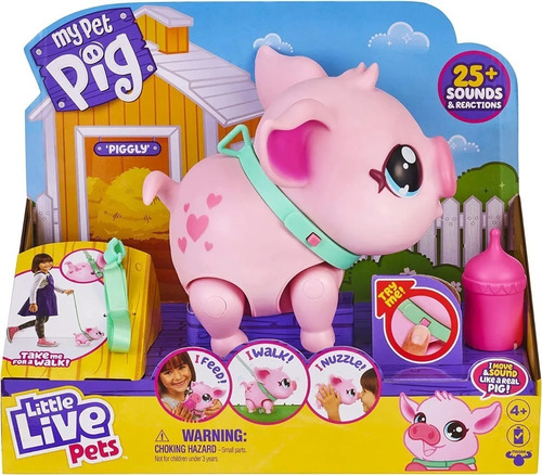 Little Live Pets Piggly Cerdo Interactivo C/sonidos 26366