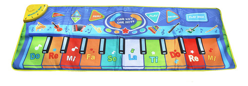 Manta Musical Multifuncional Para Niños Piano Mat Piano Cra