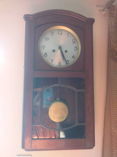 Reloj Antiguo De Pared Marca Alemana Kieninger