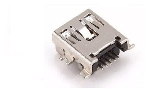 Imagem 1 de 5 de Kit 4un Conector De Carga Jack Mini Usb 5 Pinos ((para Gps))