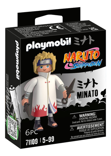 Playmobil Naruto  Minato 71109 Cantidad De Piezas 6