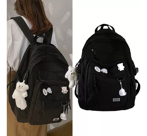 Mochila Escolar Grande Y Moderna Para Niñas Y Mujeres.