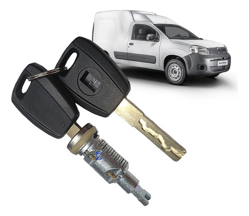 Cilindro Miolo Porta Traseira Bau Fiorino 2013 2014 2015
