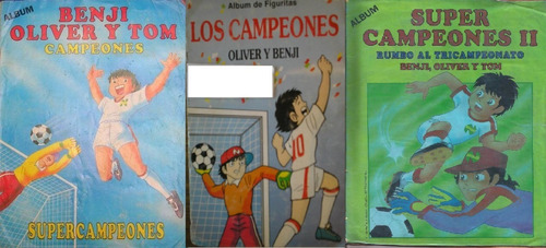 Tres Álbums De Los Super Campeones Digitales 