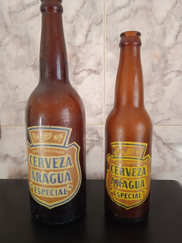 Imagen 6 de 7 de Botellas Aragua De Coleccion 660 Y 330 Centilitros