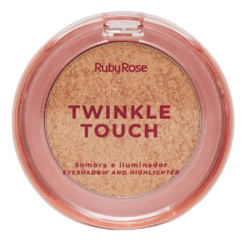 Sombra E Iluminador Twinkle Touch Ruby Rose Linha Rosa
