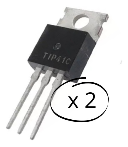 Transistor Tip41c Tip41  En Pack De 2 Unidades