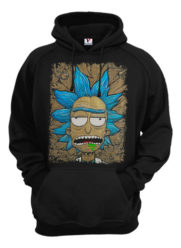 Sudadera Rick And Morty, Con Capucha Y Cangurera  Unisex 02