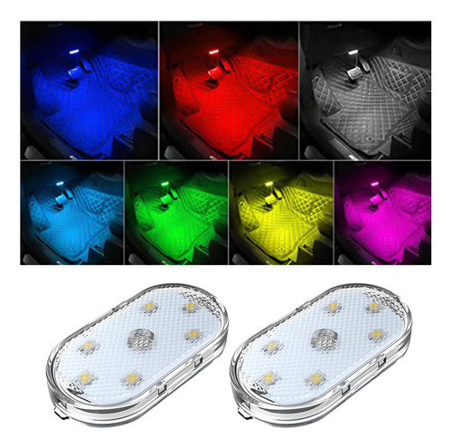 Luces Led Interiores Automóvil, Recargables Usb, Accesorios