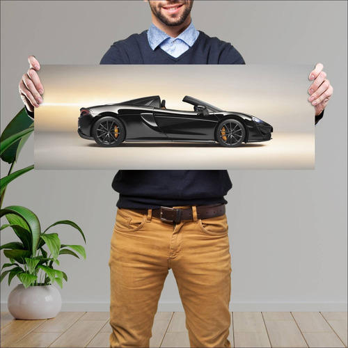 Cuadro 30x80cm Auto 2018 Mclaren 570s Spider Des 218