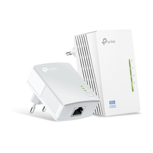 Powerline Av600 Tp-link Tl-wpa4220 Kit Wifi Kit 2pç Cor Branco