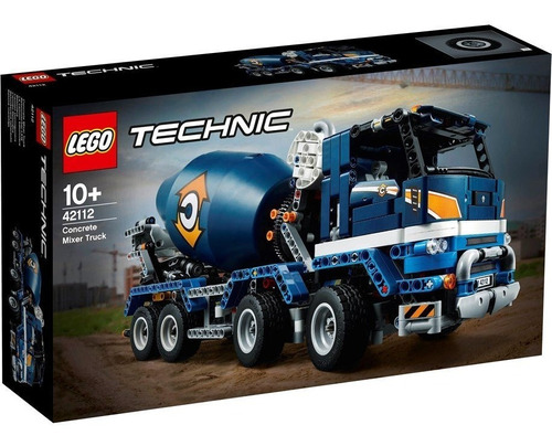 Lego Technic 42112 Caminhão Betoneira Concrete Mixer Truck