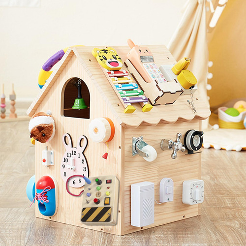 Montessori Toy Activity Board Toggle Switch Juguete Estilo B