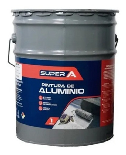 Pintura De Aluminio Super A - Cuñete