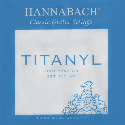 Cuerdas Guitarra Clásica Hannabach Titanyl Nylon Titanio Ht