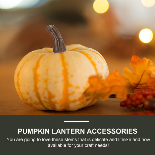 100 Piezas De Tallos De Calabaza Falsos, Suministros Para Ma