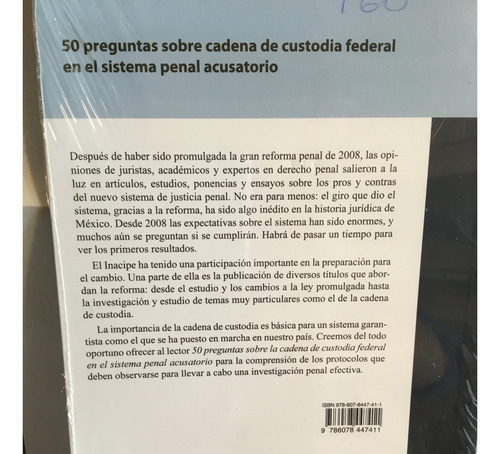 50 Preguntas Sobre Cadena De Custodia Federal En El Sistema (Usado)