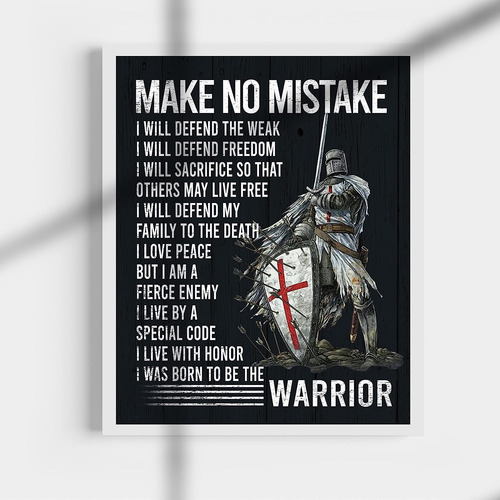 I Will Defend -born To Be The Warrior Inspirational Quotes W