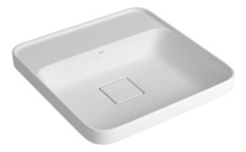 Cuba Deca Sobrepor Quadrada Com Mesa 40cm Branca L21040