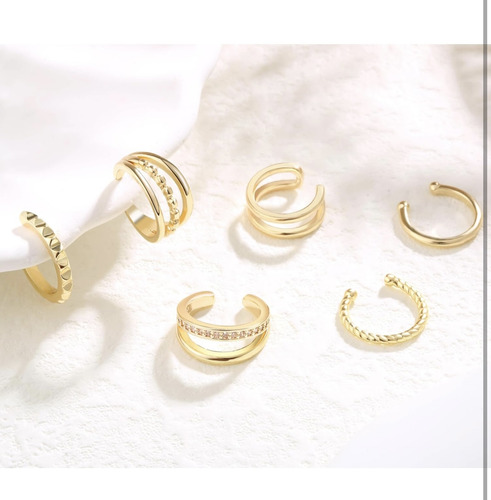 Zarcillo Ear Cuff En Acero