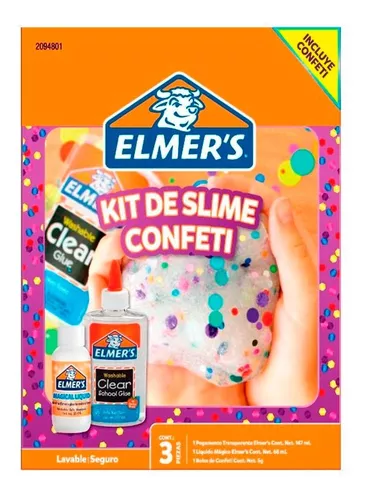 Kit Slime confeti Elmers