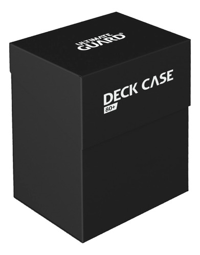 Deck Box Ultimate Guard 80 Unidades Deck Case Negro