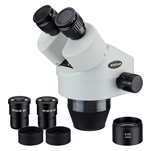 Amscope Sm3545b 35x45x Binocular Zoom Power Stereo Microscop