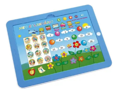 Brinquedo Educativo Edu Pad Colecao Pim Pam Pum Estrela Cor Azul-aço