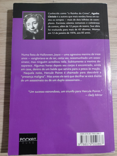 Livro A Noite Das Bruxas, Agatha Christie (filme Lançamento) (Usado)