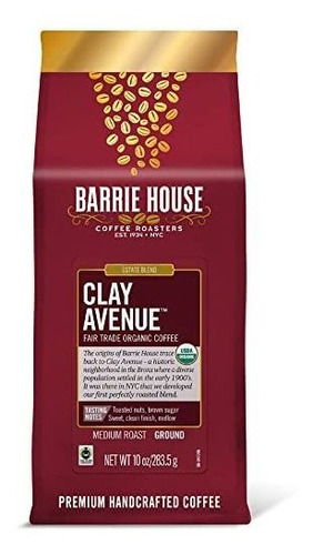 Barrie House Clay Avenue Donut Shop Ground Coffee, 10oz Bag