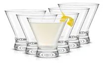 Comprar JoyJolt Juego de 6 vasos de Martini – Vasos de cóctel – Copas de Martini sin tallo de 8 onzas – Vasos de Margarita – Vasos para beber licor – Vaso de bar – Vasos de postre de vidrio – Vasos de vidrio
