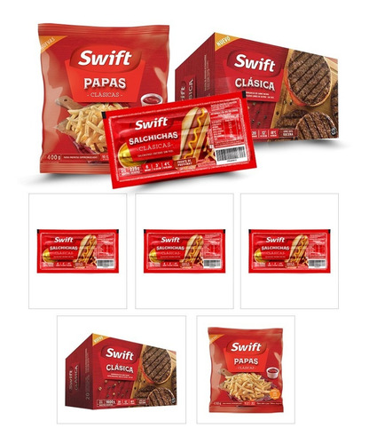 Ahorro Swift - Salchichas Papas Hamburguesas - Pack Stockeo