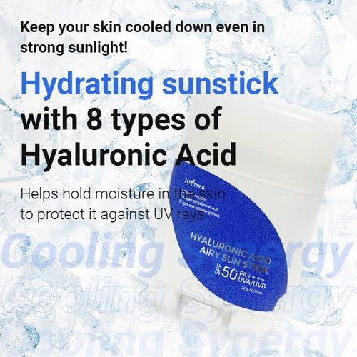 Isntree Hyaluronic Acid Airy Sun Stick 50 Fps 22 Gr