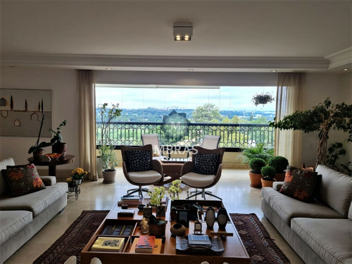 Imagem 4 de 15 de Lindo Apartamento Mobiliado Com Vista Para O Verde! Alto De Pinheiros - Mb13393