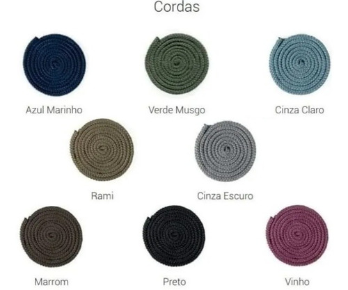Cadeira Alumínio E Corda Náutica Casa E Jardim - Proteção Uv