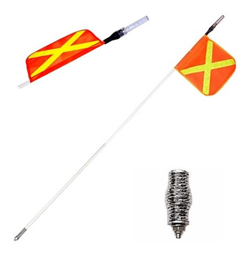 Pertiga Minera Completa Led 8 Pies Warning Whips