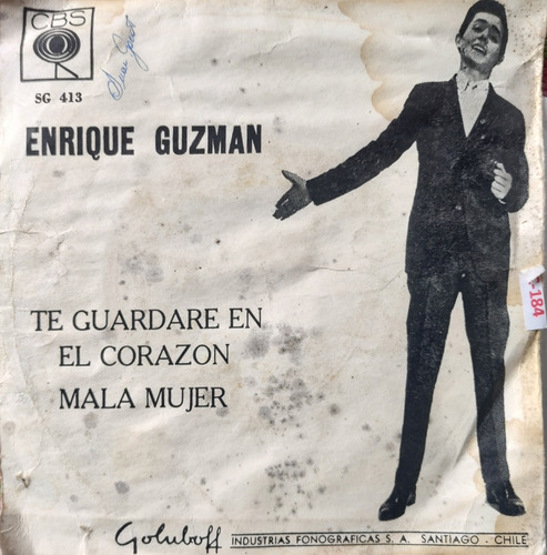 Vinilo Single De Enrique Guzman Maña Mujer(ac184