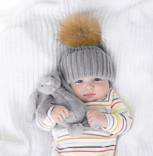 Gorro Pompon Para Bebe Nino Madre Hija Papa Hijo Mama Portofino Gorro Pompon Para Bebe Nino Madre Hija Papa Hijo Mama Portofino