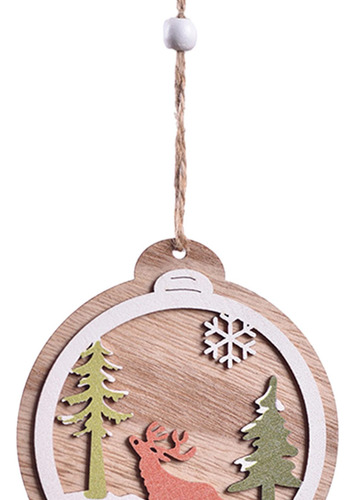 3 Adornos Navideños De Granja, Árbol De Navidad, Colgantes