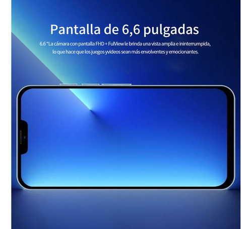 Smartphones Android Baratos I13 Pro Max 6.6 In Ram 2 Gb Y Rom 16 Gb Blue