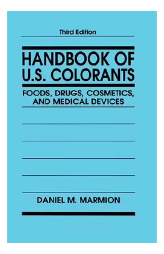 Handbook Of U.s. Colorants - Marmion