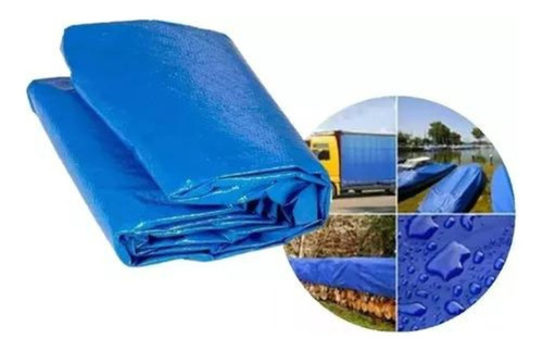 Carpa Funda Lona Cobertor Multiusos Impermeable 4 X 6 Metros