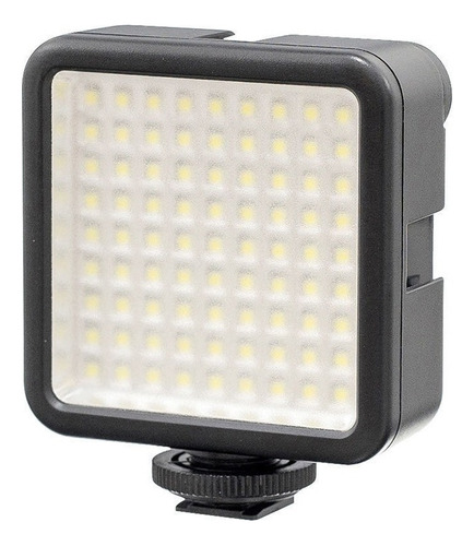 Iluminador Soleste W81 Mini Led Pra Câmera Luz Panel 6.5w Cor da estrutura Preto Cor da luz Branco