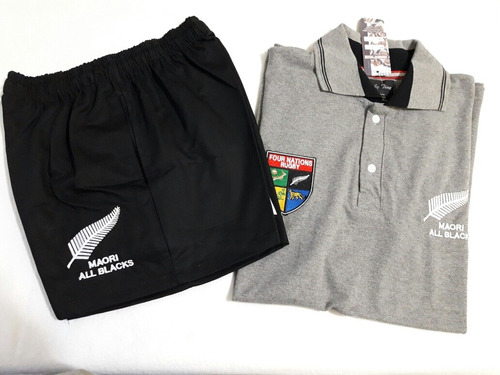 Combo Rugby, Chomba + Short All Blacks / Puma